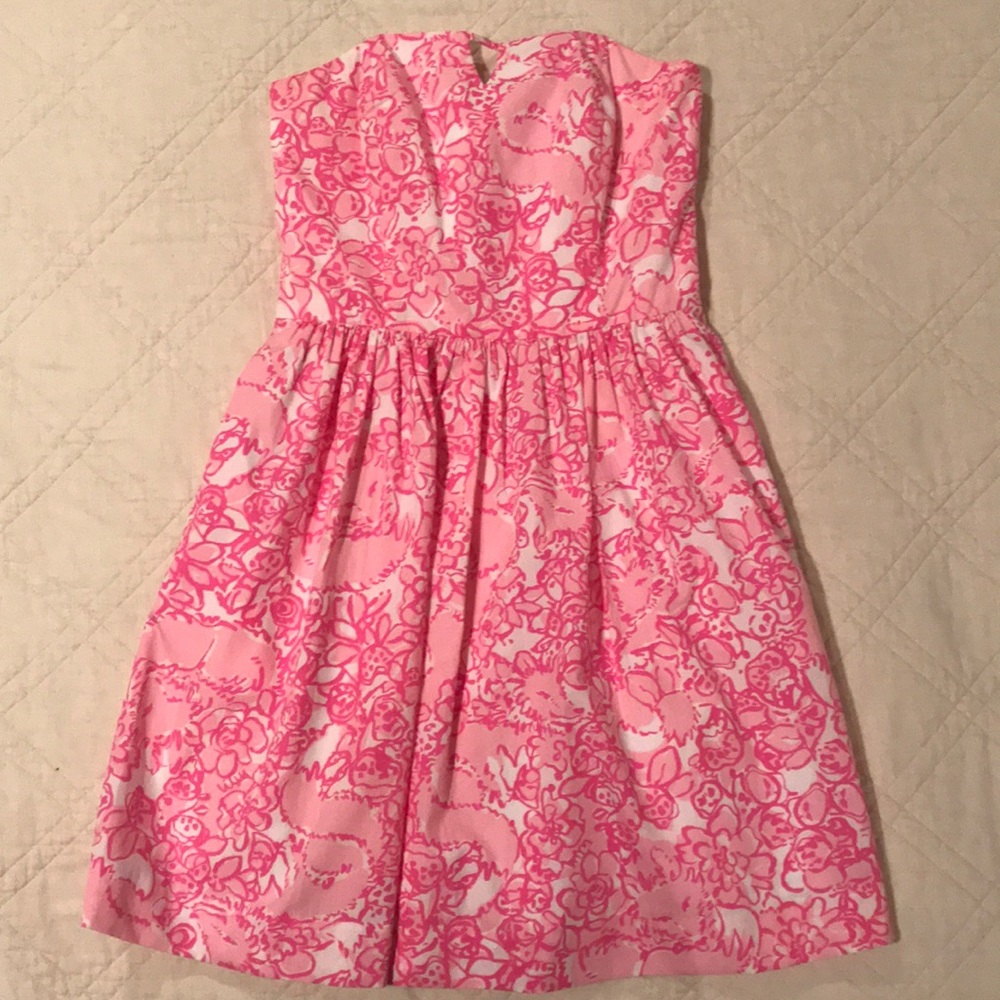 Lilly Pulitzer strapless dress